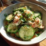asian cucumber salad with crab meat
