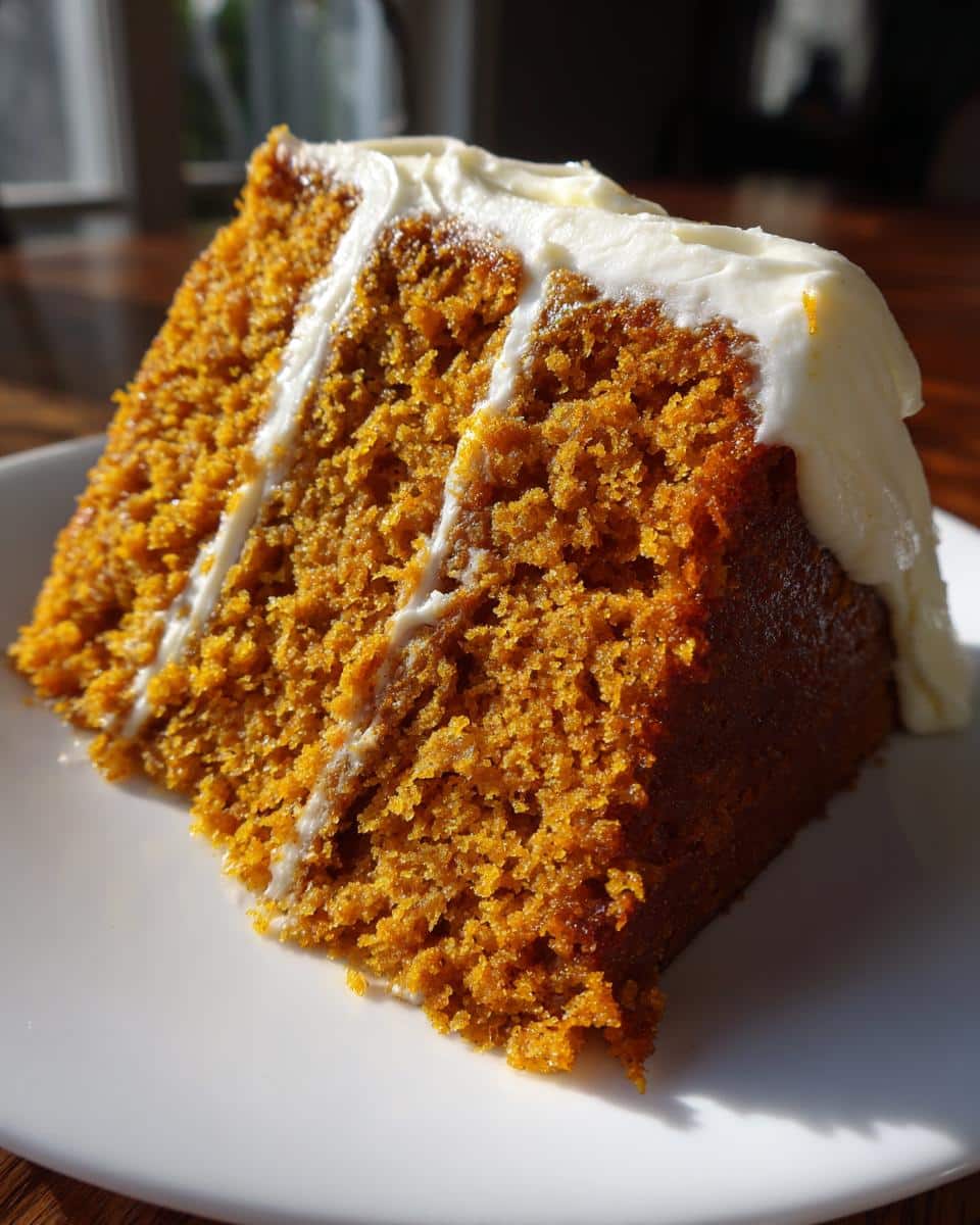 pumpkin spice cake - detail 1