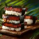 Spam Musubi Recipe serving plate
